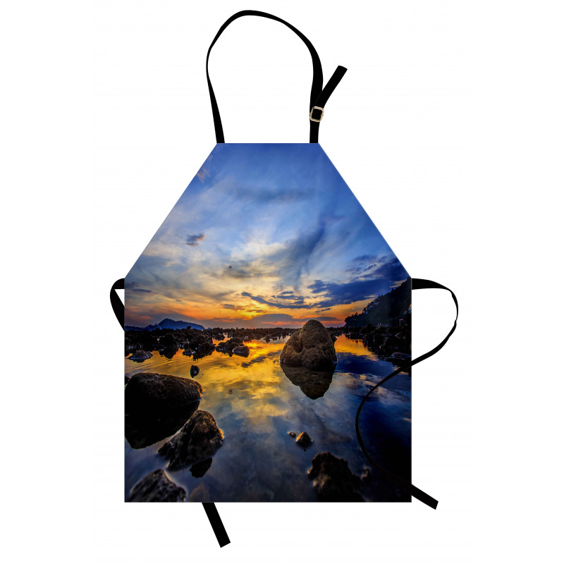 Twilight Rocky Shore Apron