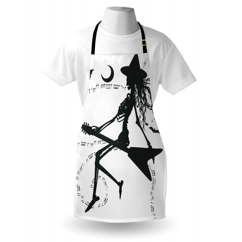 Witch on Guitar Apron