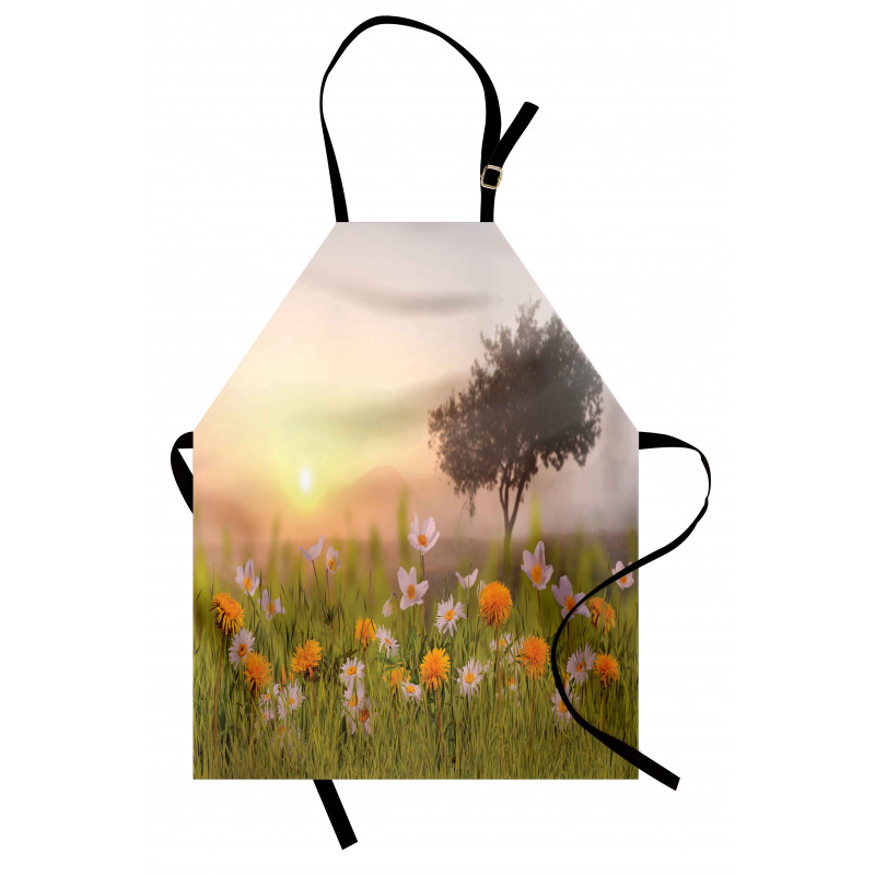 Daisies Tree Mist Apron