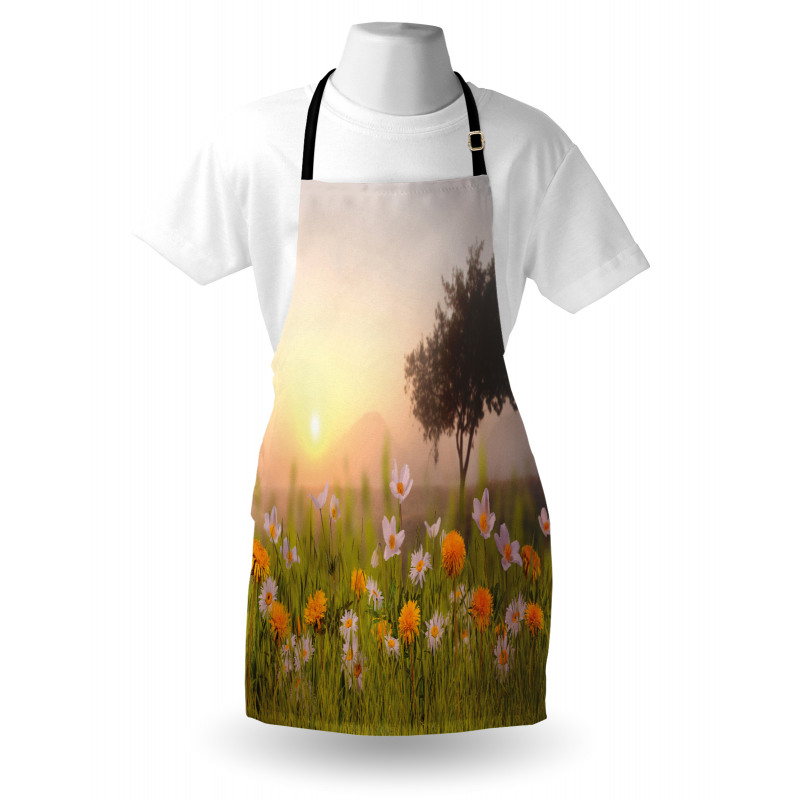 Daisies Tree Mist Apron