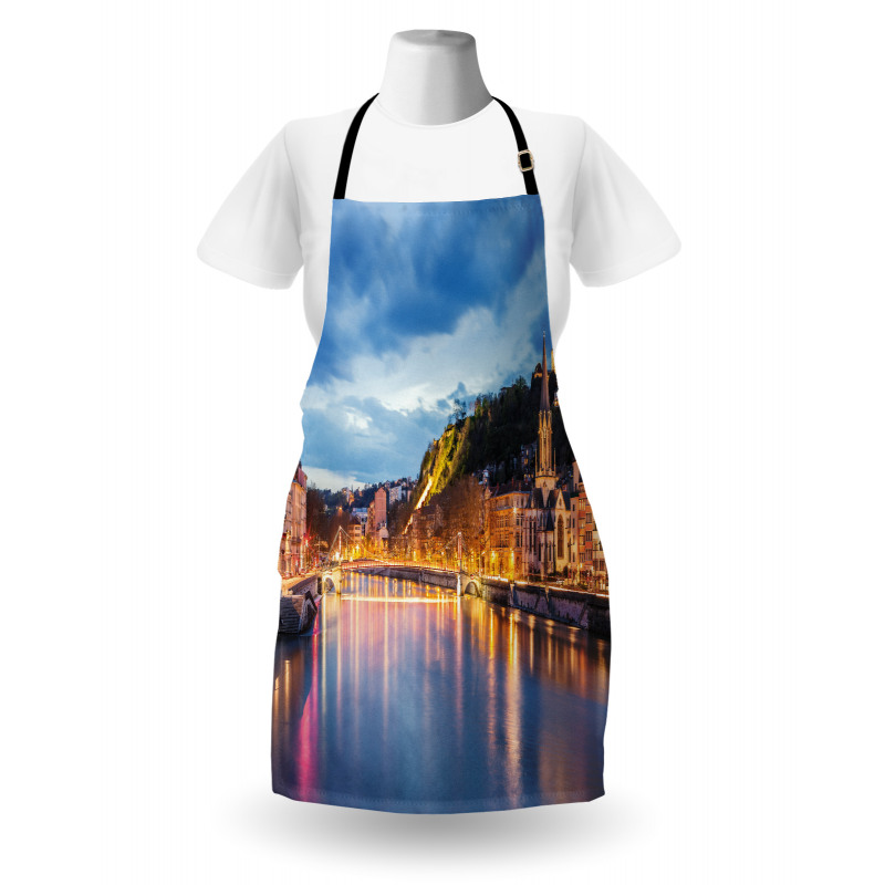 Saone River Lyon City Apron