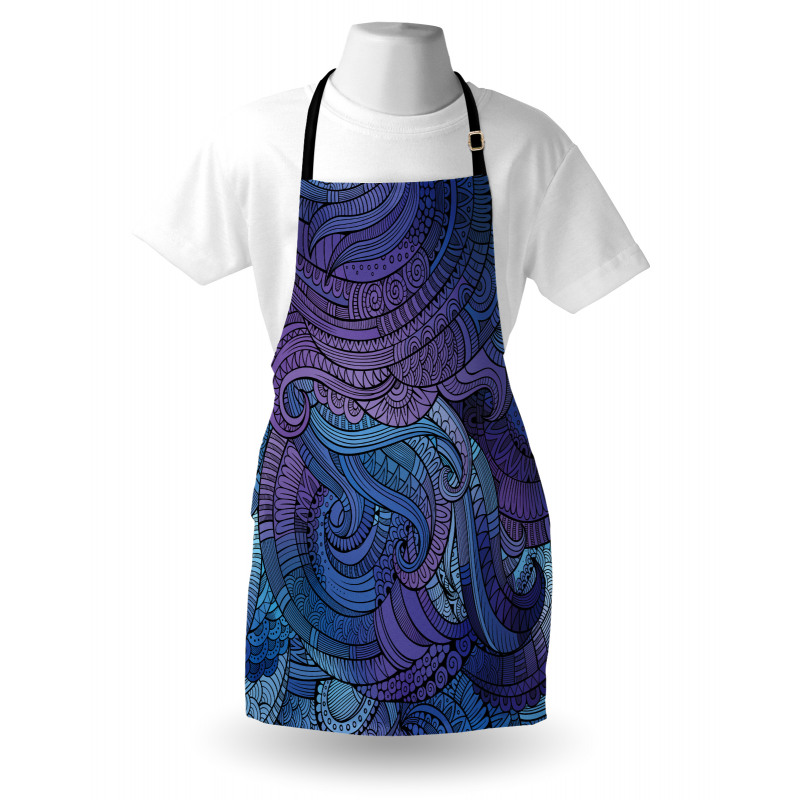 Ocean Inspired Paisley Apron