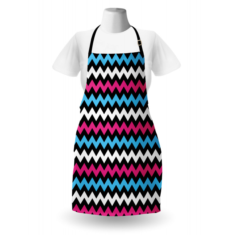 Zigzag Colorful Twisty Apron