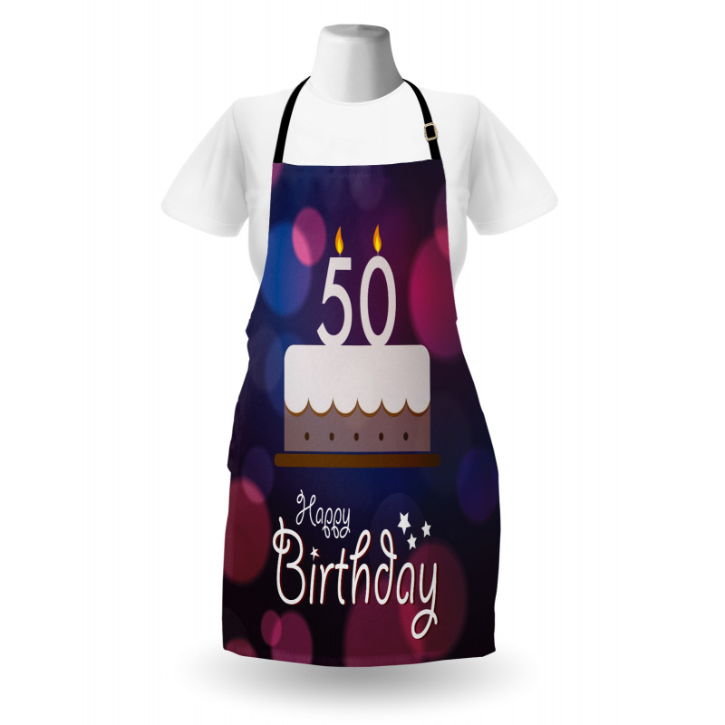 Cake Number Candles Apron