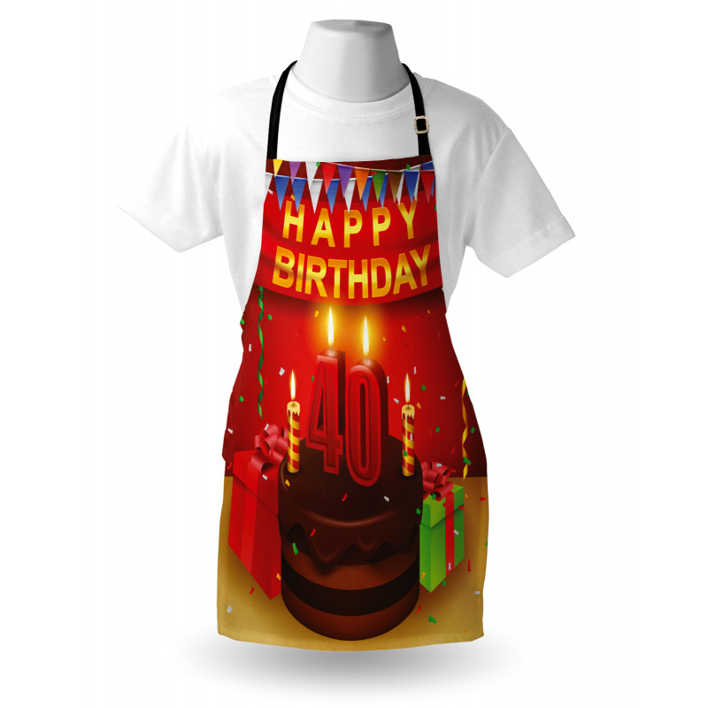 Party Set up and Cake Apron