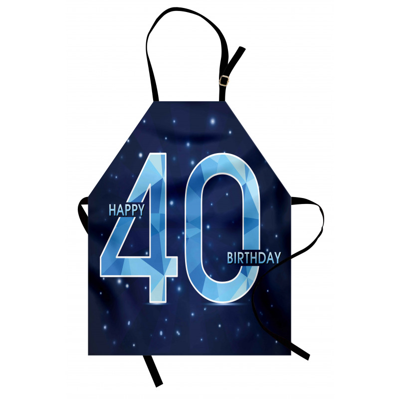 Number 40 Emblem Apron