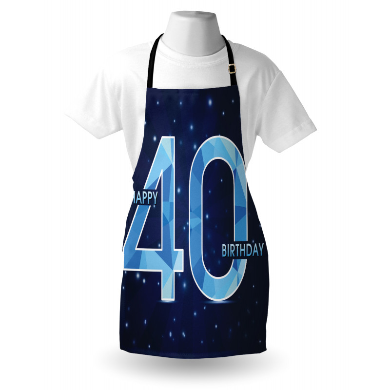 Number 40 Emblem Apron