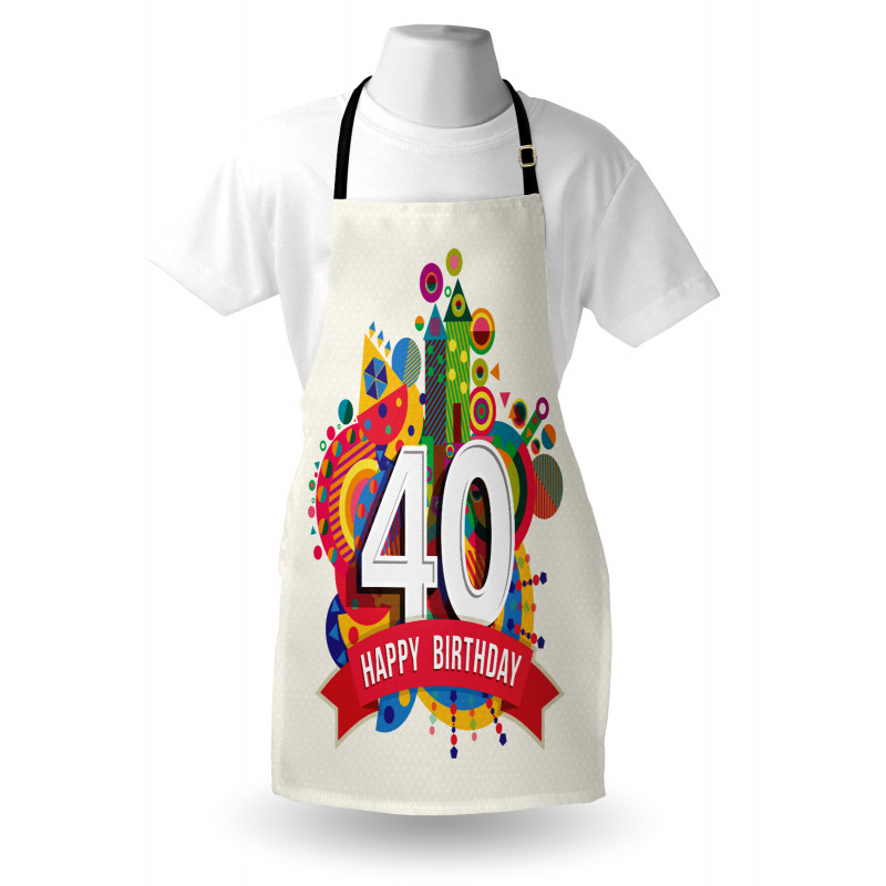 Cartoon Banner Apron