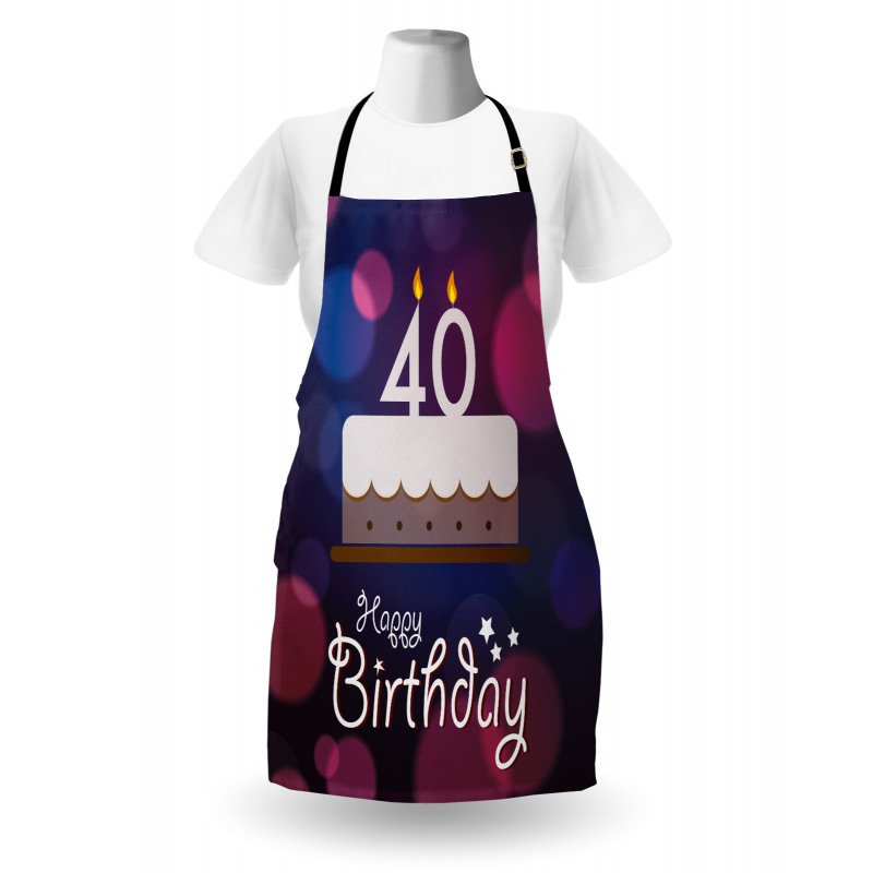 Birthday Cake Dots Apron