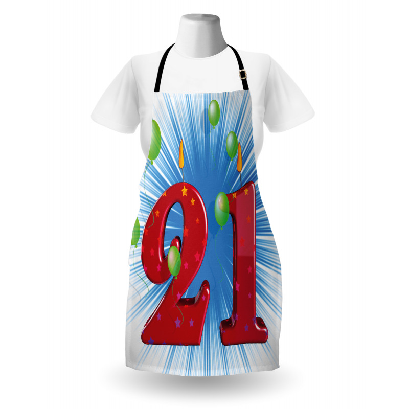 Abstract Balloons Apron