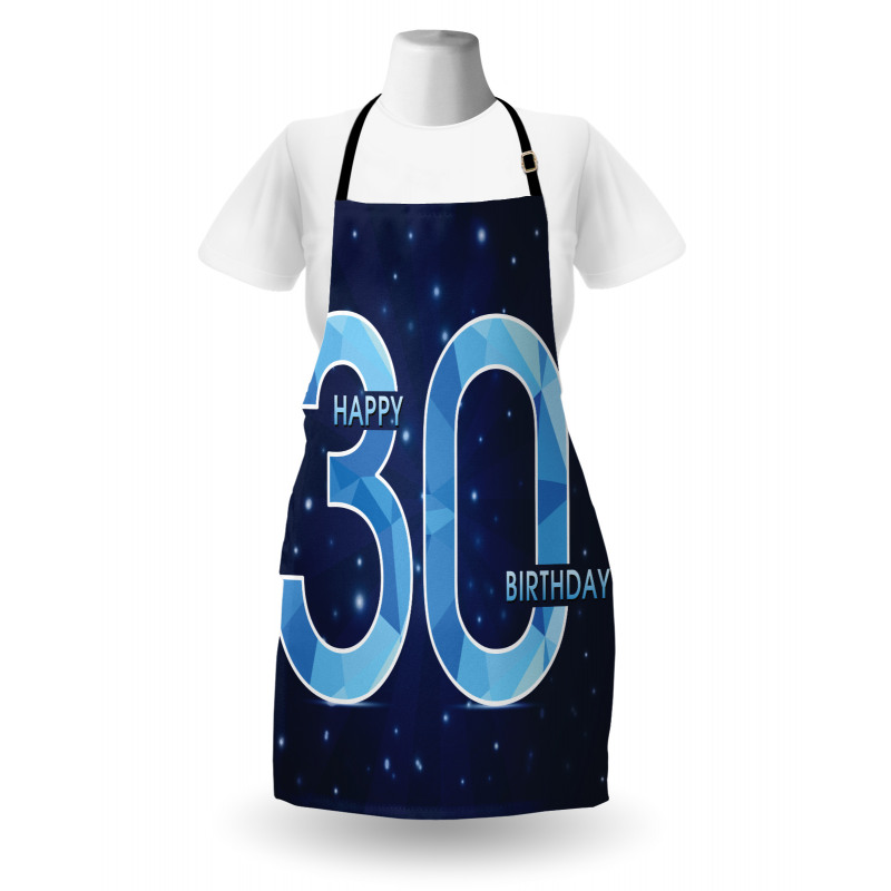 Modern Birthday Image Apron