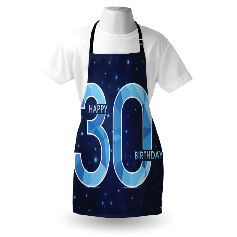 Modern Birthday Image Apron