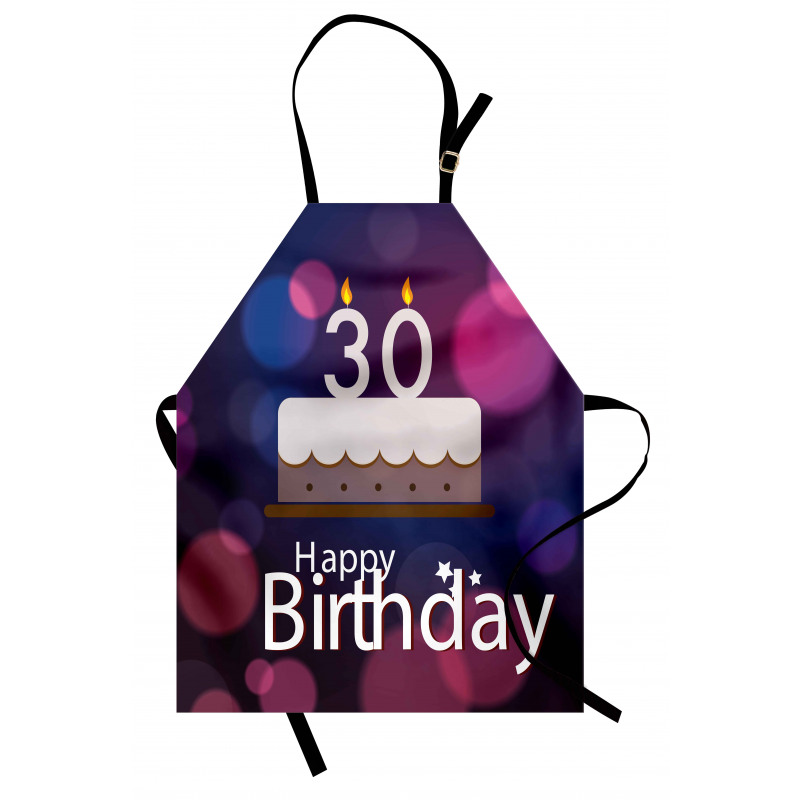 Birthday Cake Candles Apron