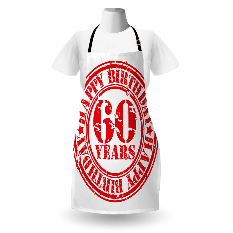 Birthday Stamp Slogan Apron