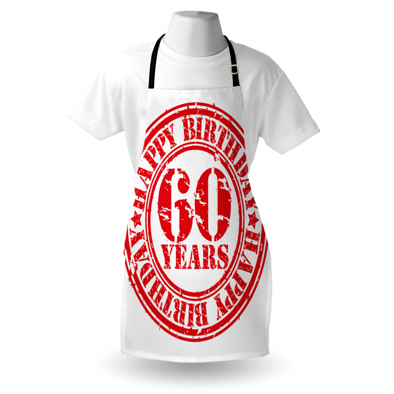 Birthday Stamp Slogan Apron