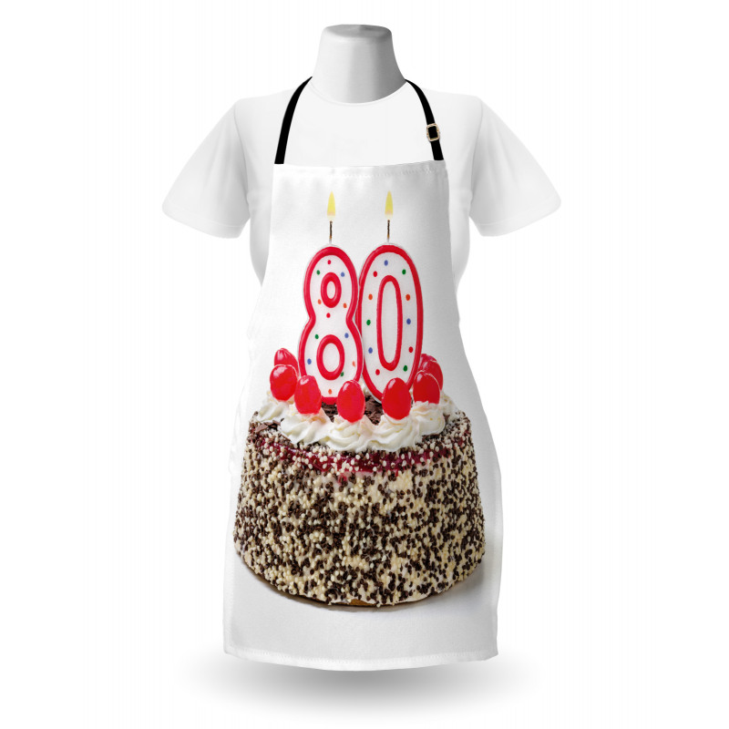 Party Cake Cherries Apron