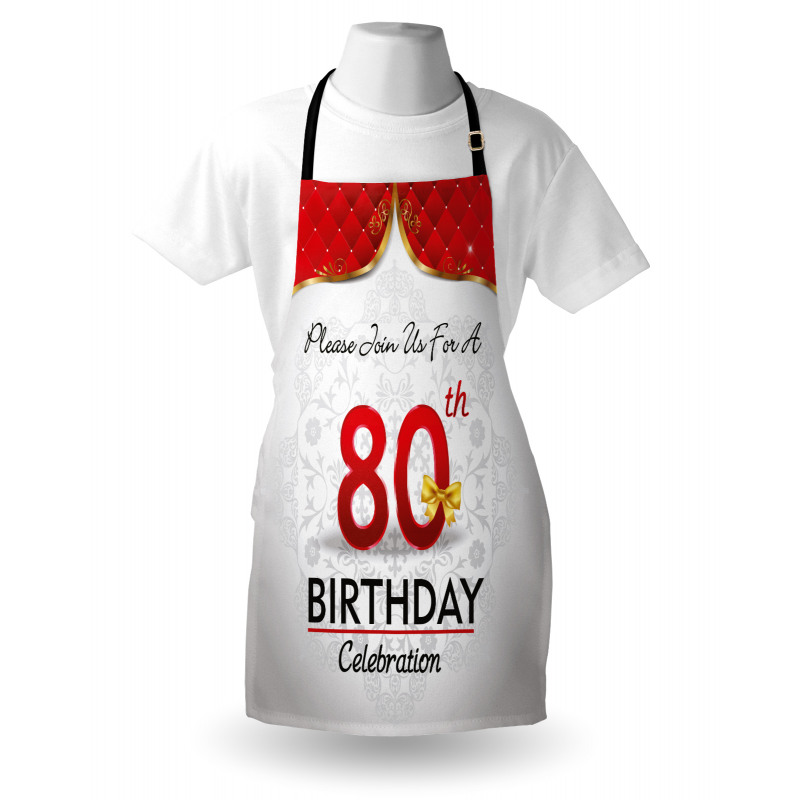 Birthday Party Invite Apron