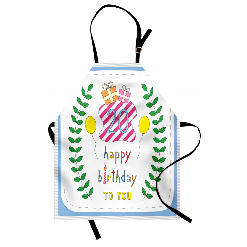 Birthday 20 Years Apron