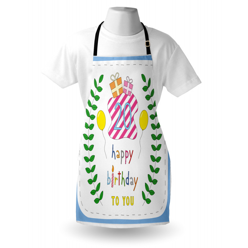 Birthday 20 Years Apron