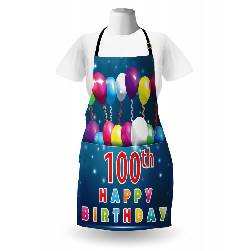 Balloons on Stars Apron