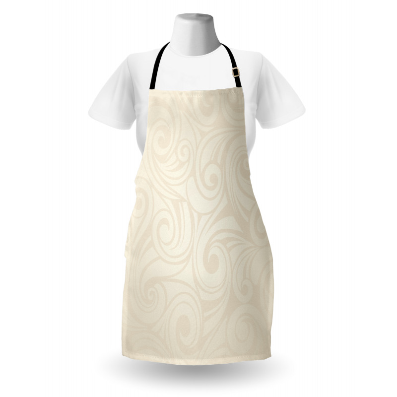 Victorian Curved Leaves Apron