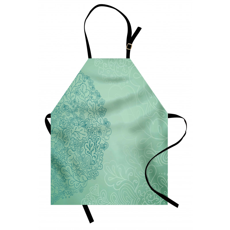 Mixed Leaves Botanical Apron