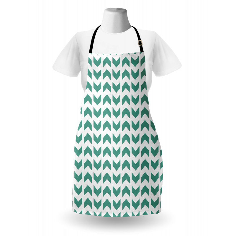 Abstract Zigzag Tribal Apron