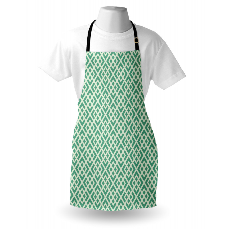 Shabby Abstract Squares Apron