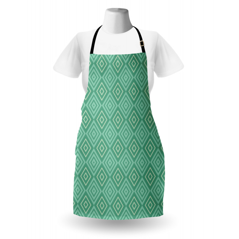 Nested Squares Pattern Apron