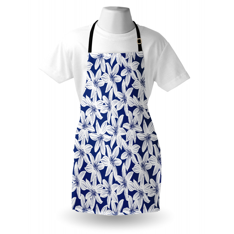 Hibiscus Flower Petals Apron