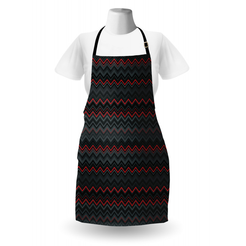 Zigzag Chevron Theme Apron