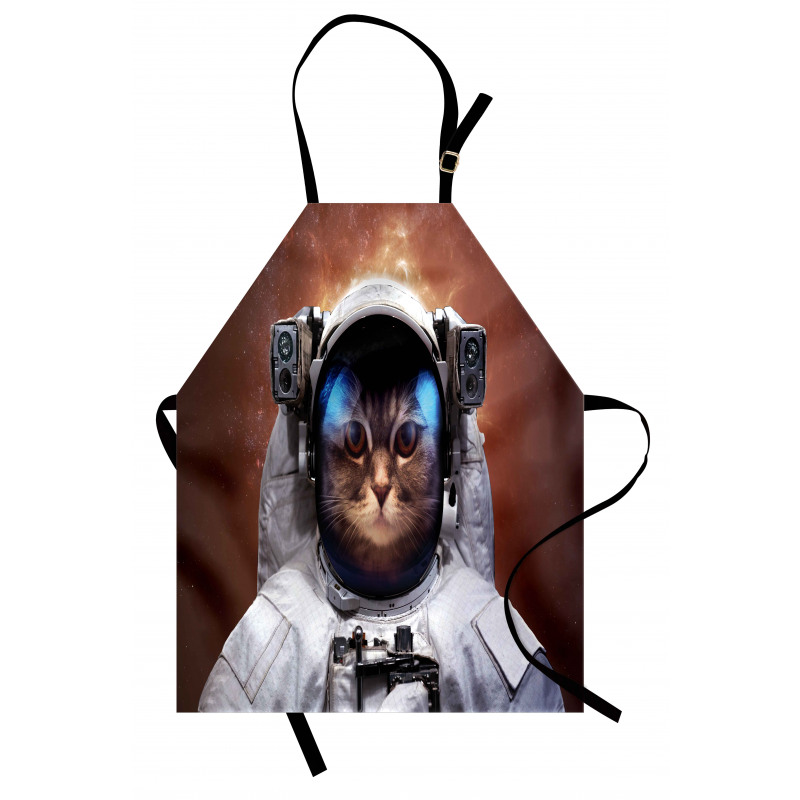 Kitten in Milkyway Apron