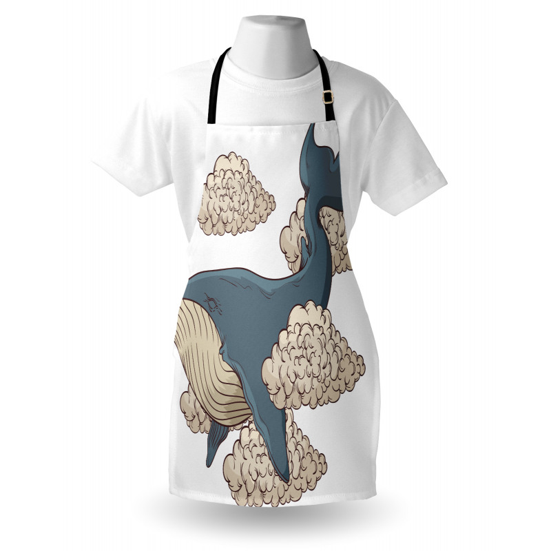 Sky Clouds Animal Fish Apron