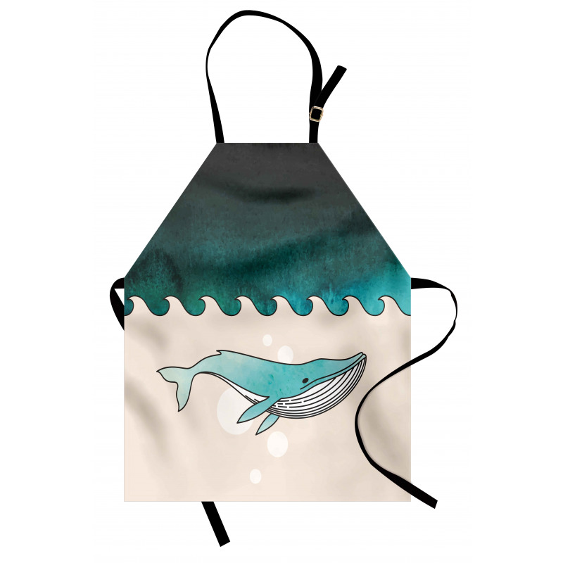 Fish Swimming Submarine Apron