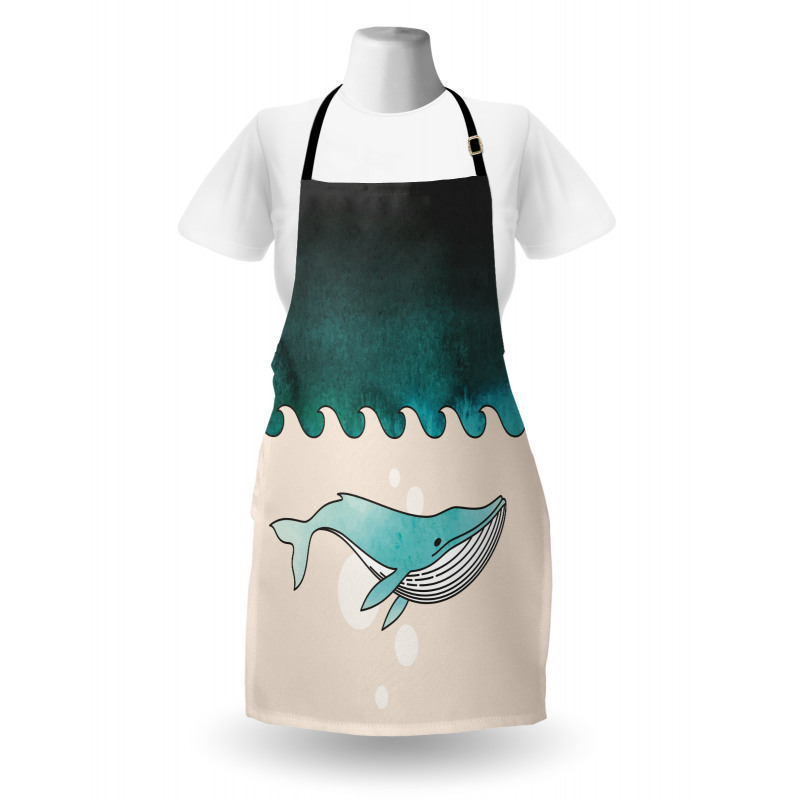 Fish Swimming Submarine Apron