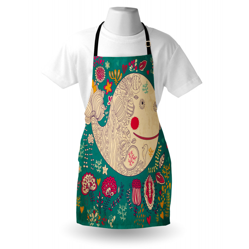 Happy Sea Giant Blooms Apron