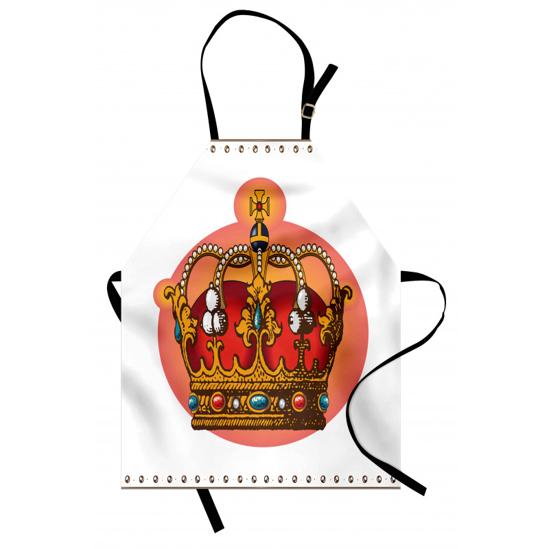 Baroque Crown Coronet Apron