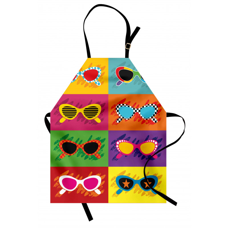 Colorful Pop Sunglasses Apron