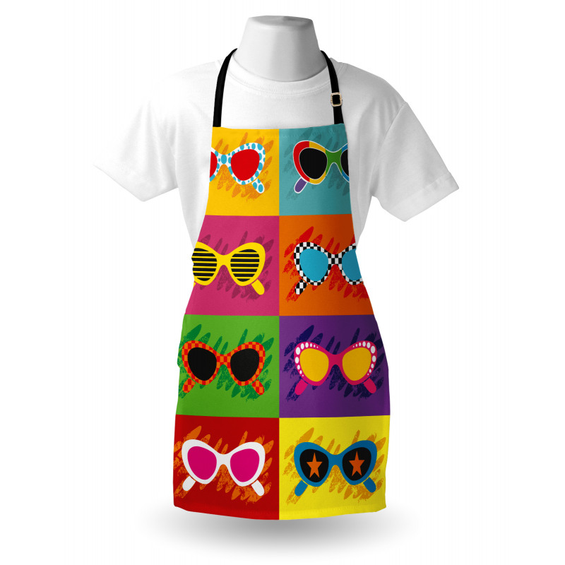 Colorful Pop Sunglasses Apron