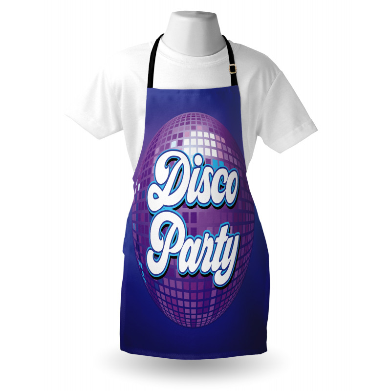 Retro Letter Disco Ball Apron