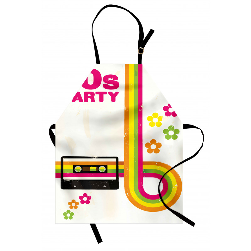 70s Party Casette Tape Apron