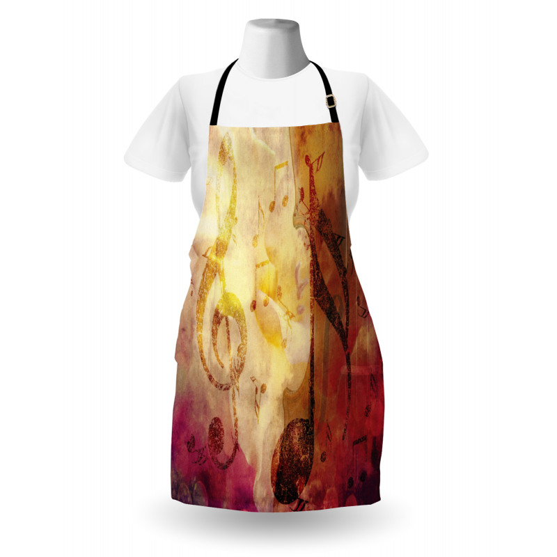 Colorful Notes Composition Apron