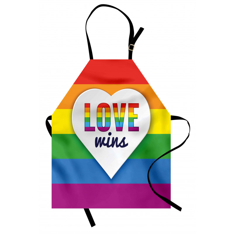 LGBT Pride Love Wins Apron