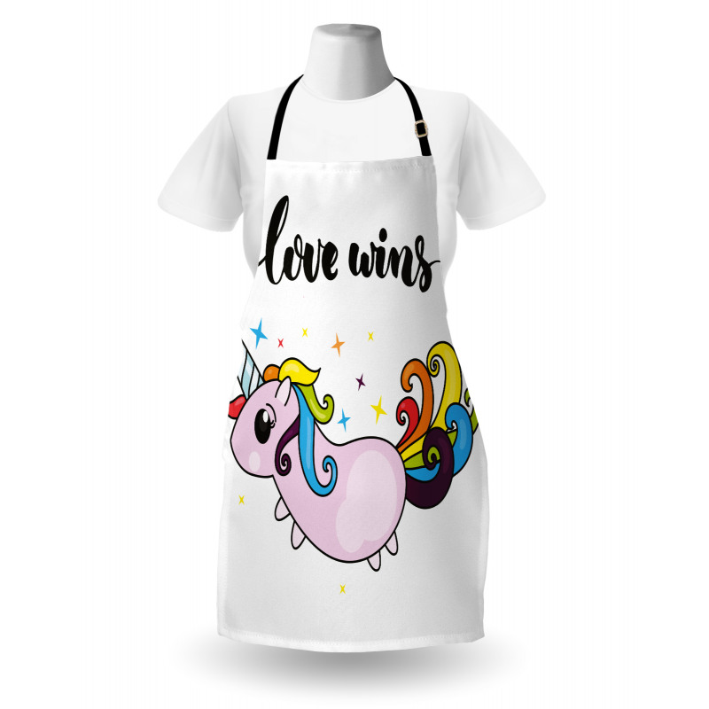 LGBT Slogan Tail Apron