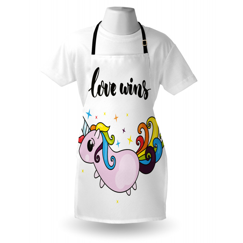 LGBT Slogan Tail Apron