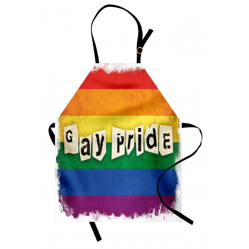 LGBT Parade Retro Style Apron