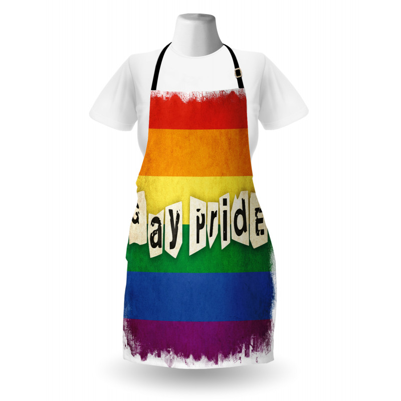 LGBT Parade Retro Style Apron