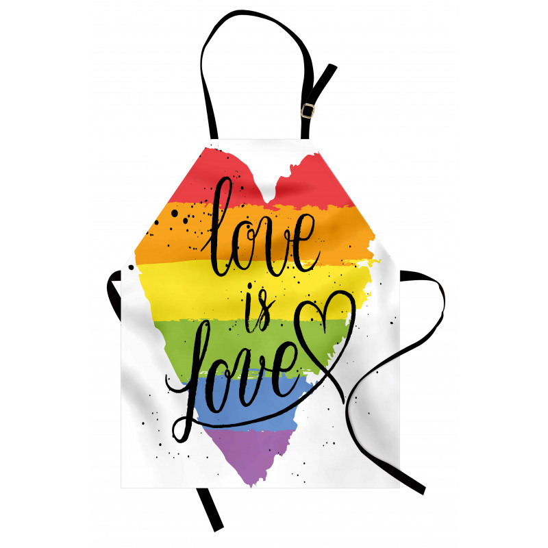 Love is Love Art LGBT Apron