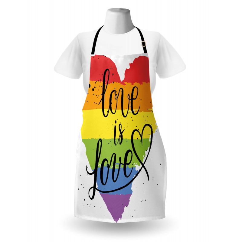 Love is Love Art LGBT Apron