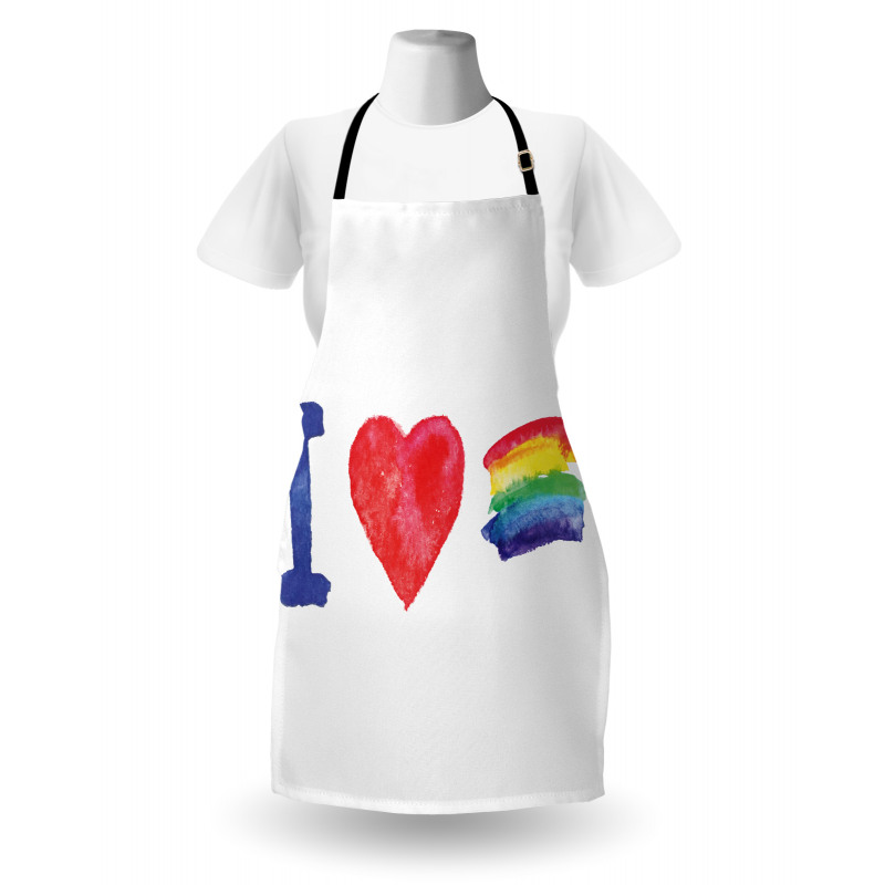 I Heart Pride Artwork Apron